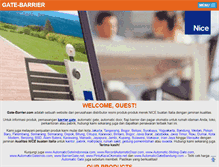 Tablet Screenshot of gate-barrier.com